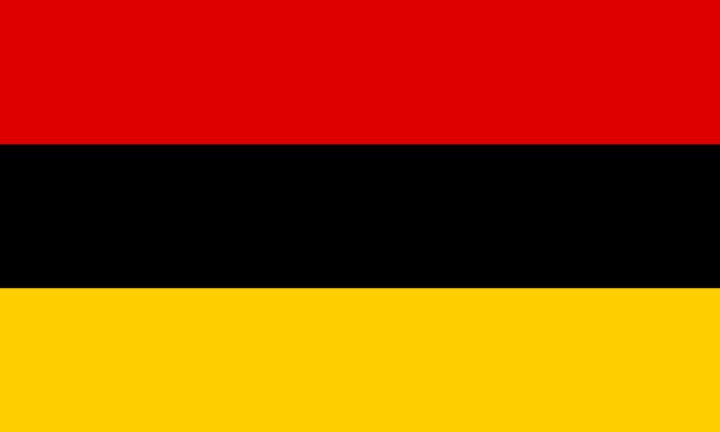 The flag of Germany